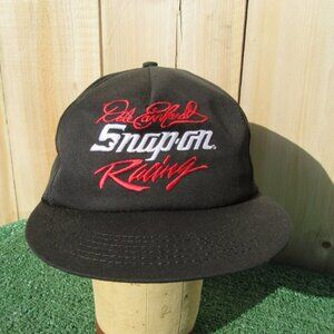 Vintage Dale Earnhardt Snap-On Racing Black Snapback Baseball Hat Cap